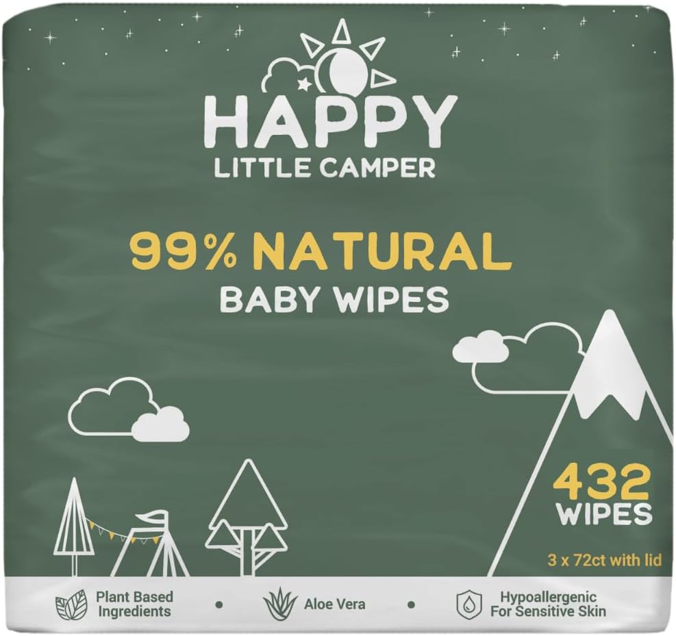 Happy Little Camper Natural Baby Wipes