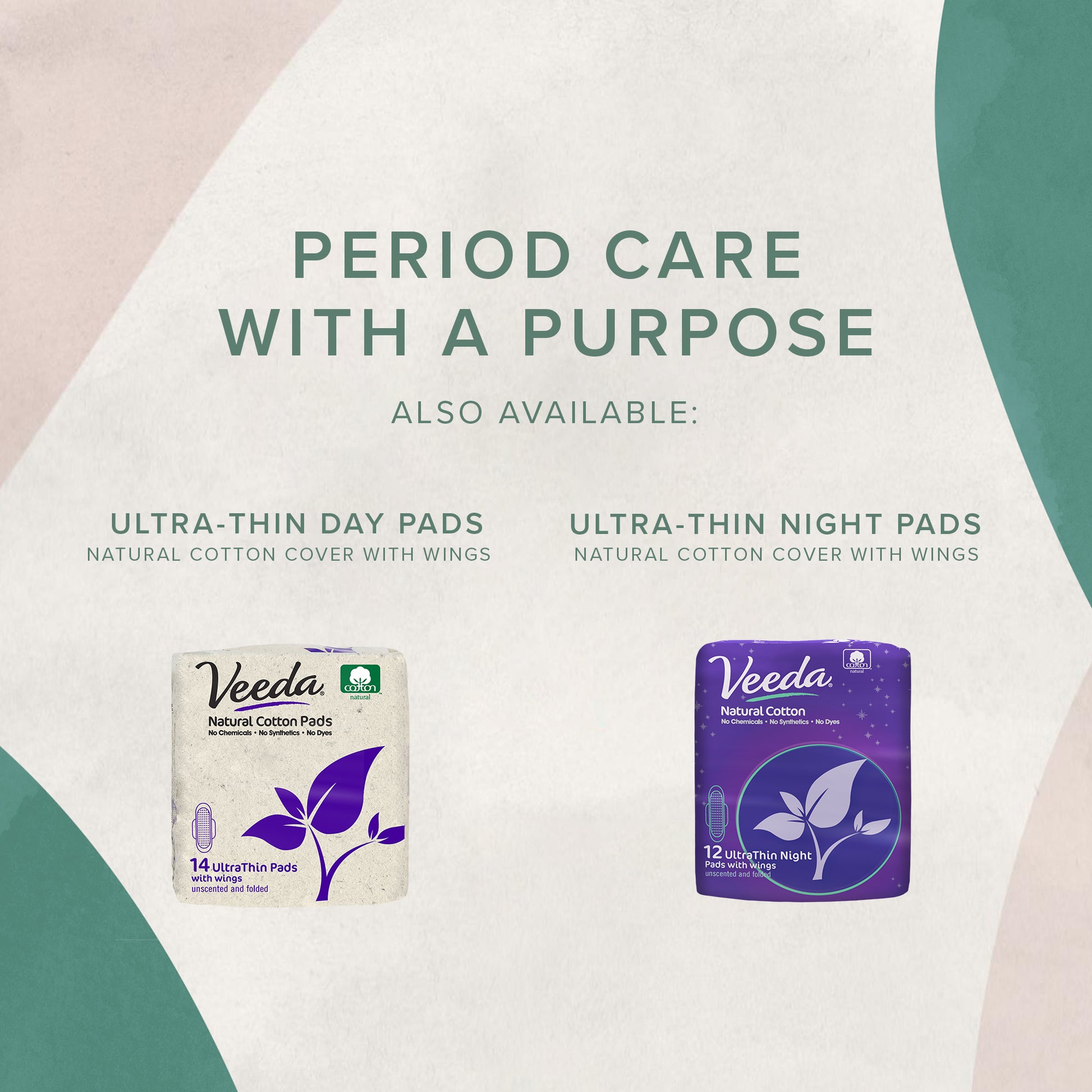 Veeda Ultra-Thin Natural Cotton Breathable Panty Liners