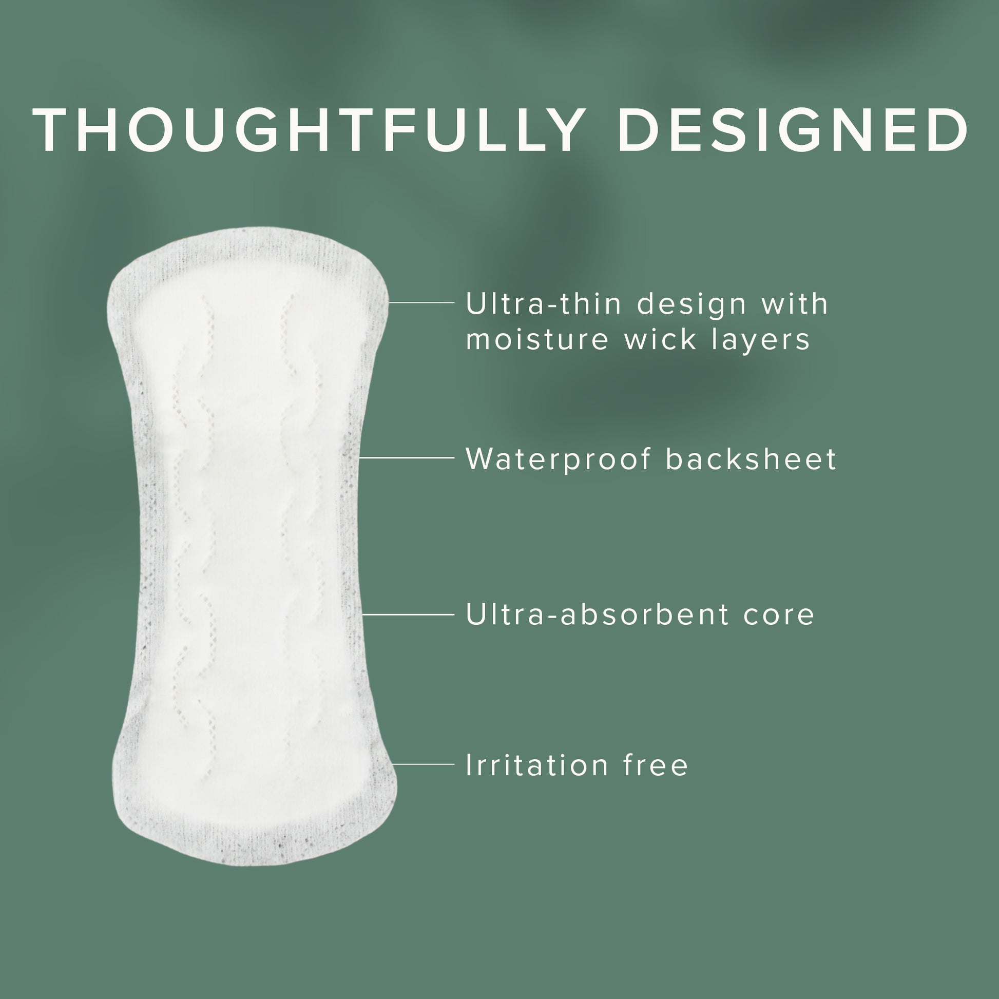 Veeda Ultra-Thin Natural Cotton Breathable Panty Liners