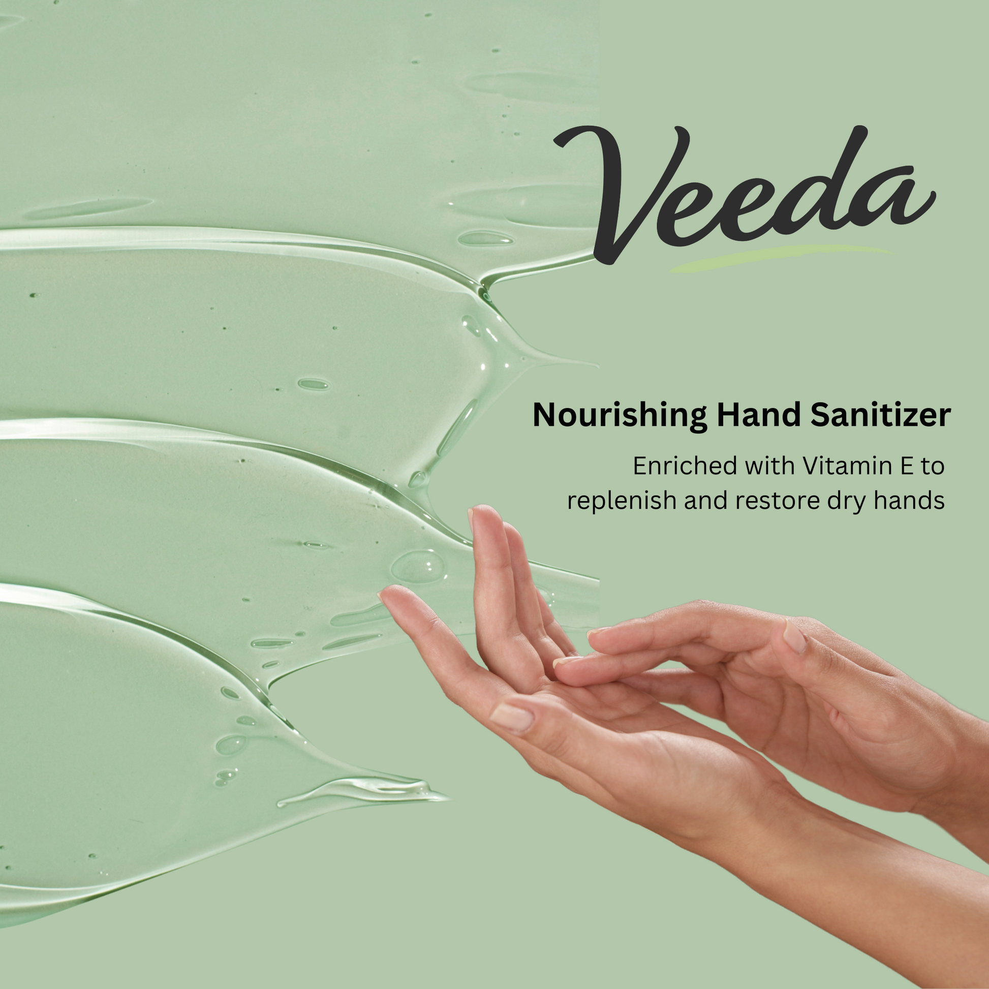 Veeda Hand Sanitizer with Lemon Zest Scent