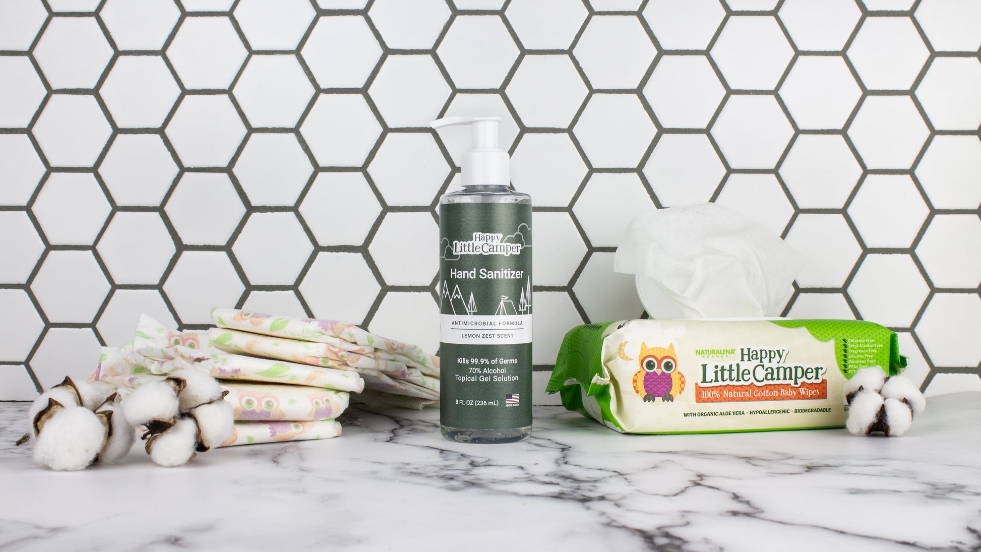 Happy Little Camper Hand Sanitizer with Lemon Zest Scent