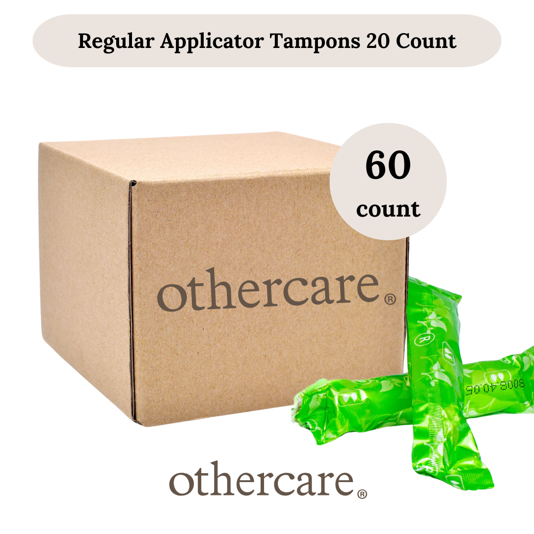 Othercare 100% Natural Cotton BPA-Free Compact Applicator Tampons Regular