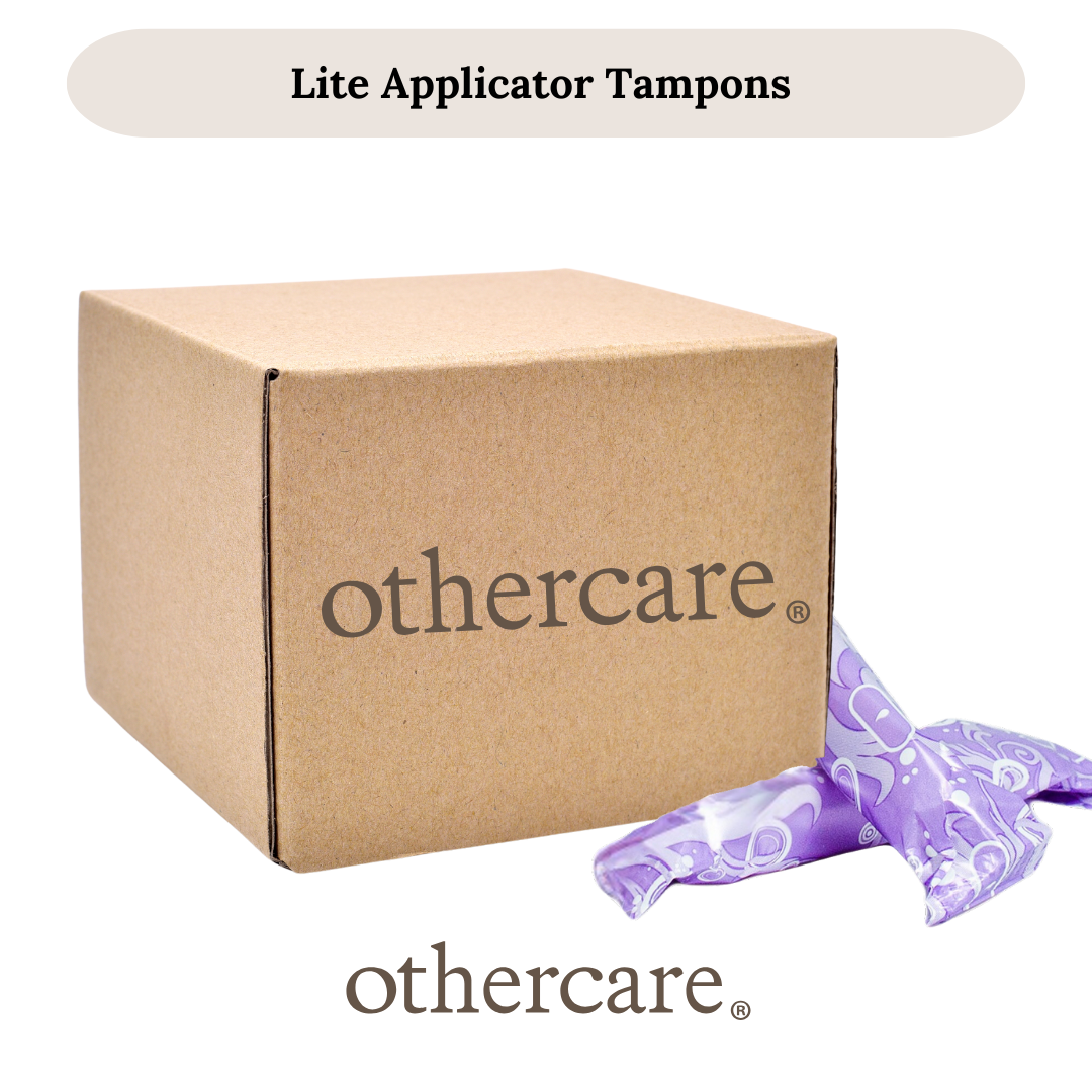 Othercare 100% Natural Cotton BPA-Free Compact Applicator Tampons Lite