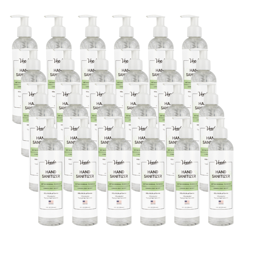 Veeda Hand Sanitizer with Lemon Zest Scent
