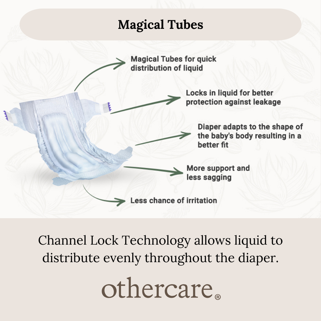 Othercare Ultra-Absorbent Natural Baby Diapers Size 2 - Infant