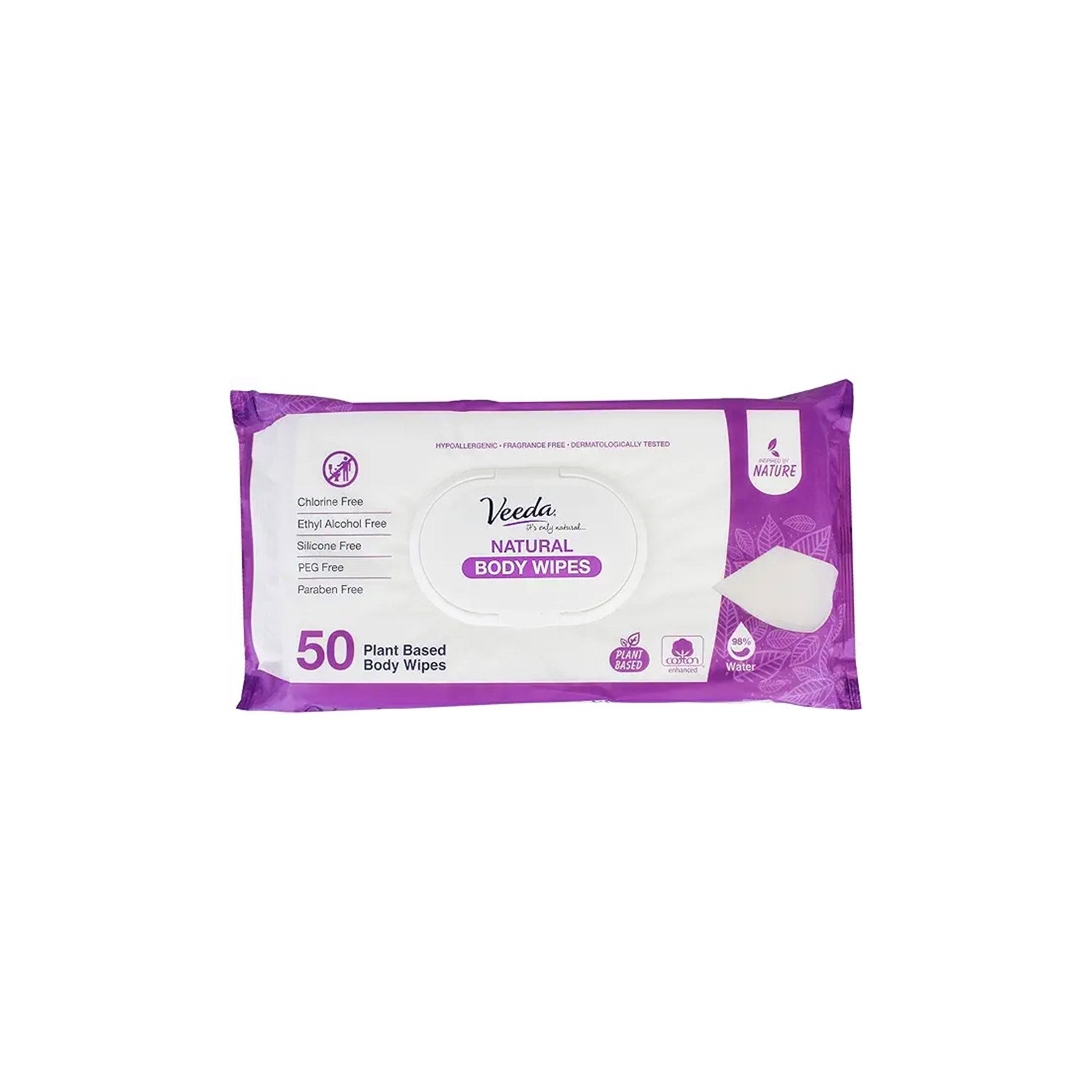 Natural Cotton Body Wipes for Adults