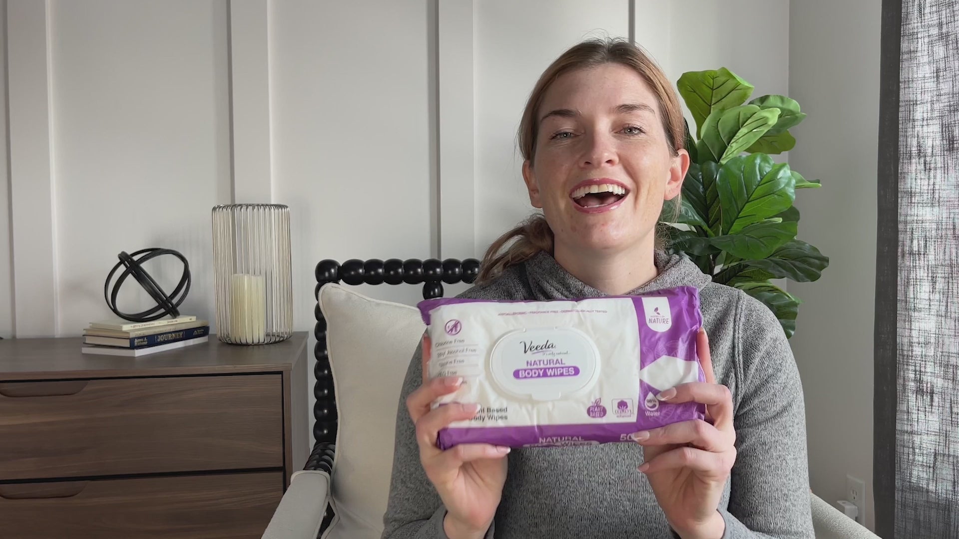 Natural Cotton Body Wipes for Adults