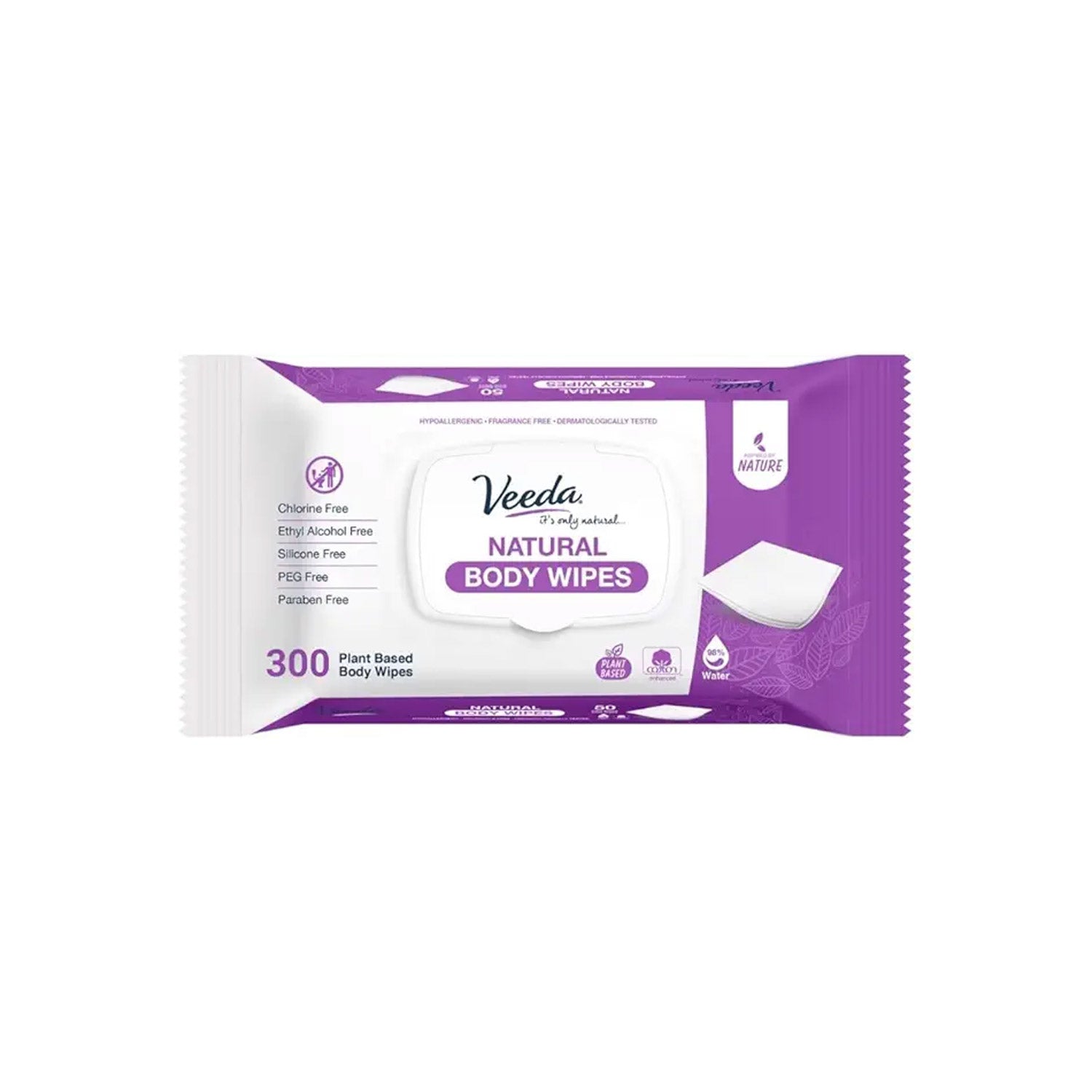 Natural Cotton Body Wipes for Adults