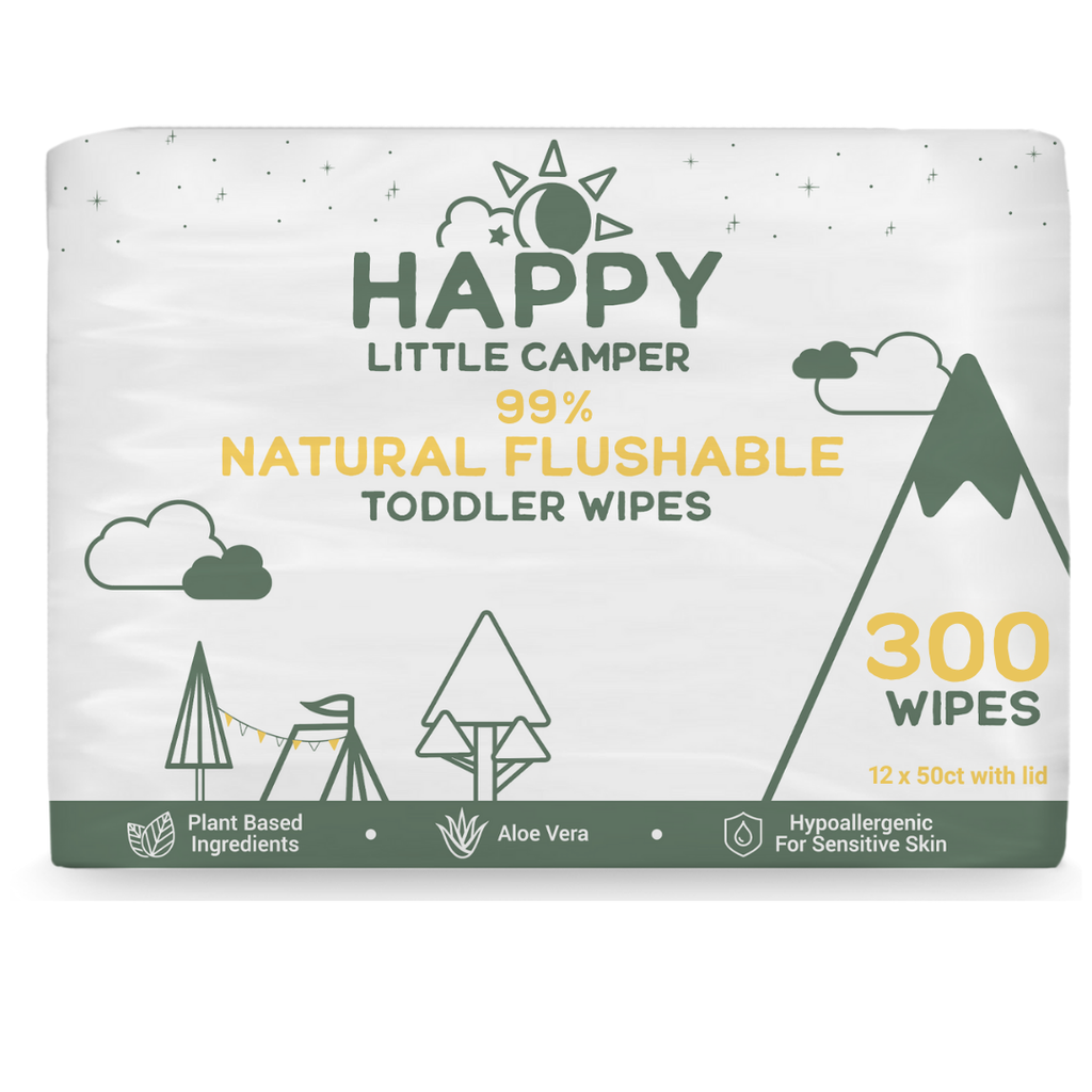 Happy Little Camper Natural Flushable Wipes