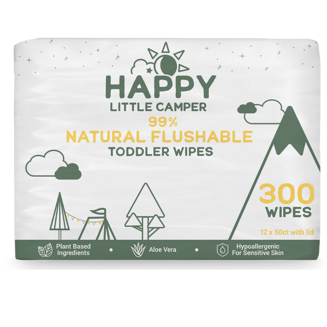Happy Little Camper Natural Flushable Wipes