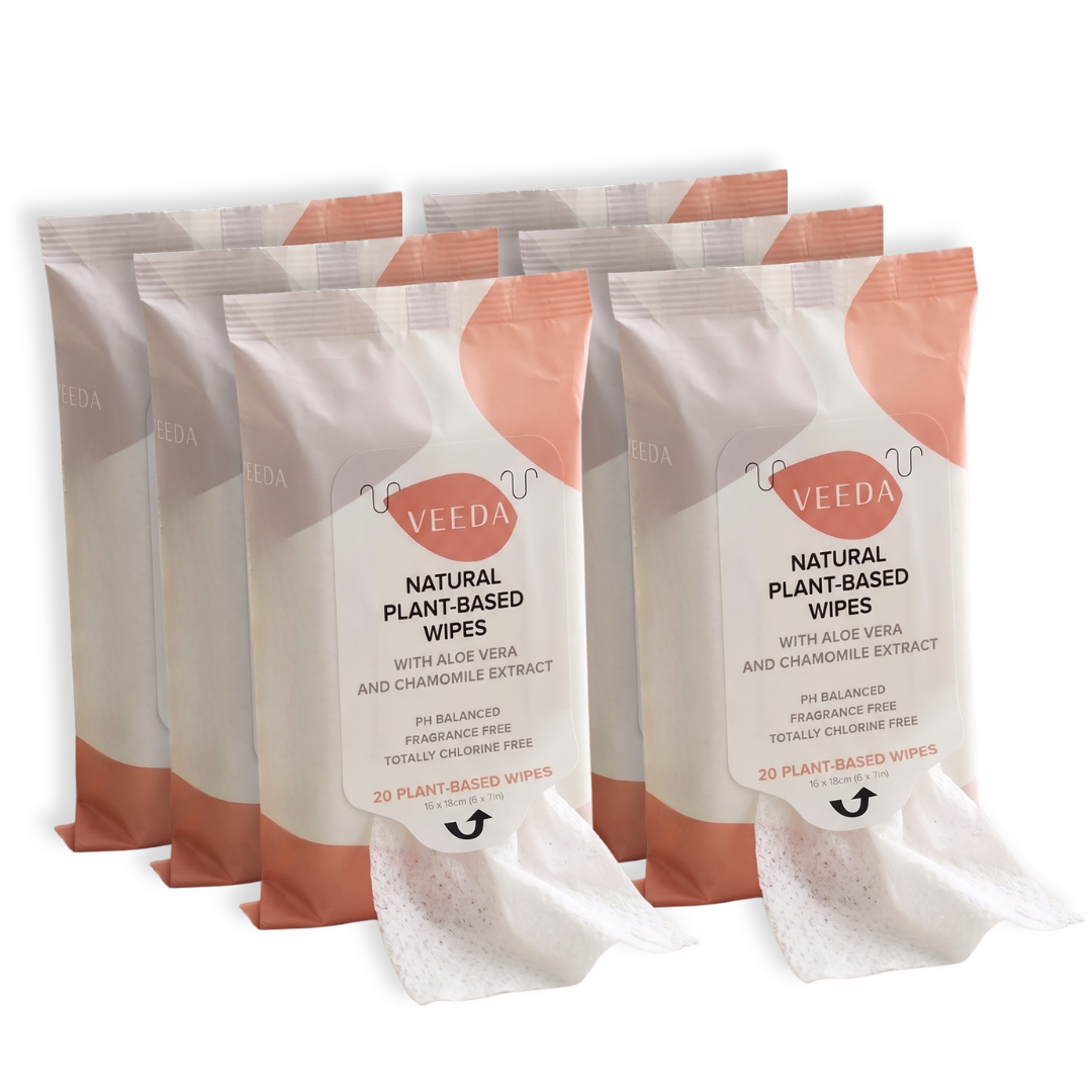 Veeda Plant-Based Natural Feminine Wipes