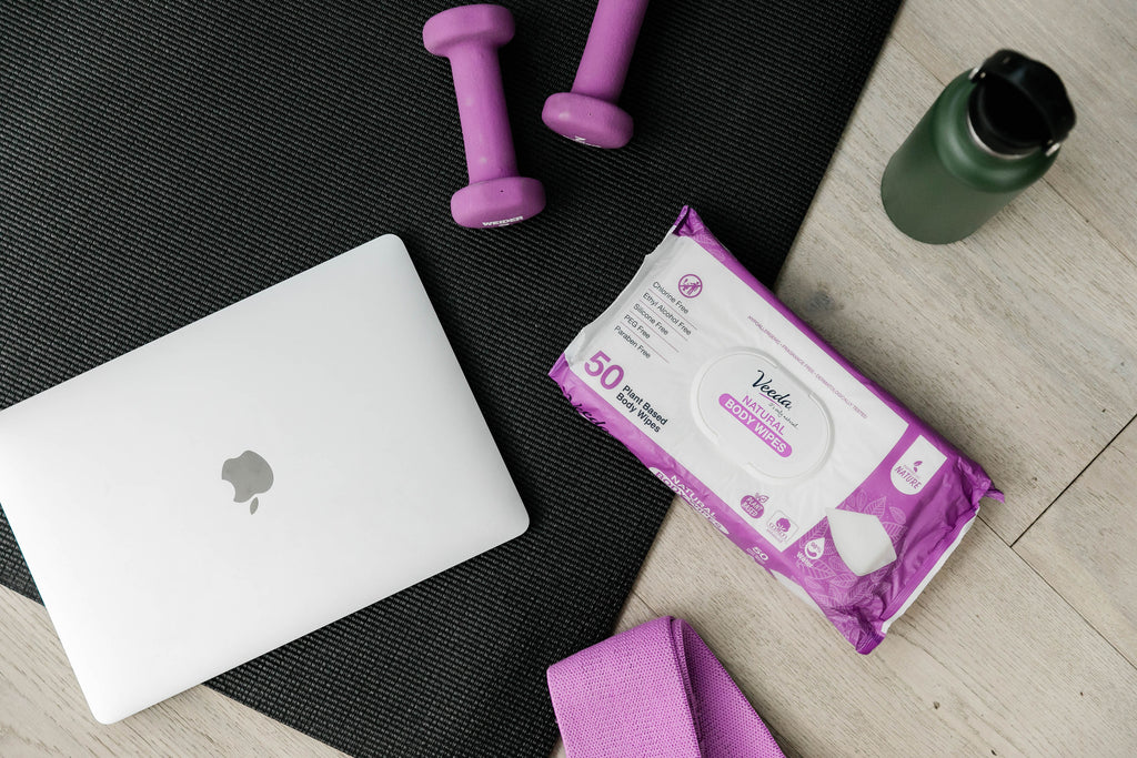 Natural Cotton Body Wipes for Adults Value Pack