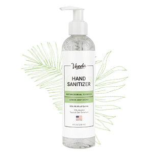 Veeda Hand Sanitizer with Lemon Zest Scent