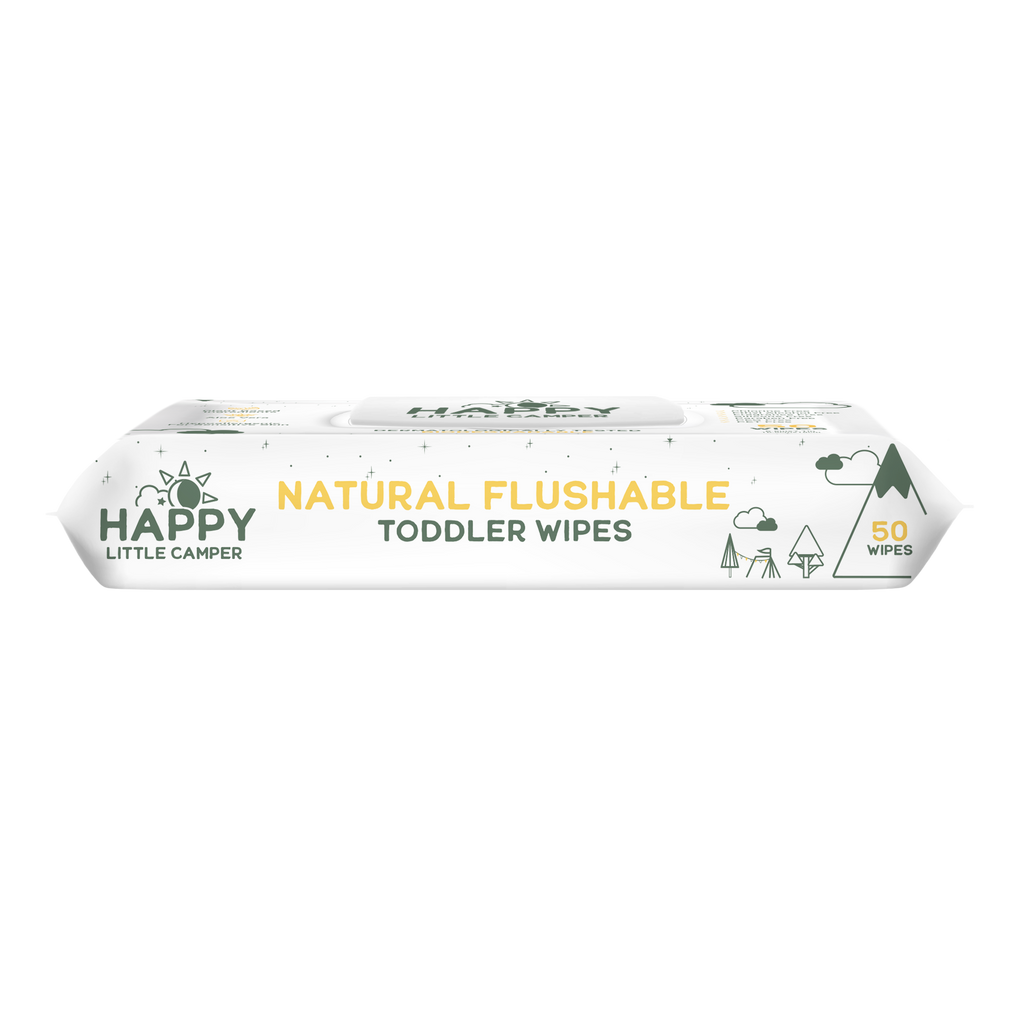 Happy Little Camper Natural Flushable Wipes