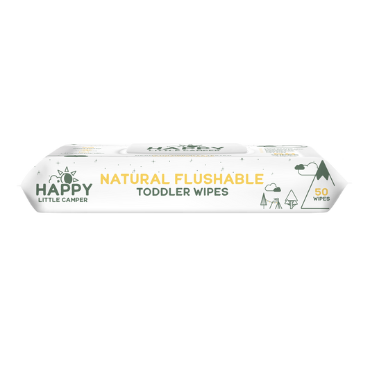 Happy Little Camper Natural Flushable Wipes