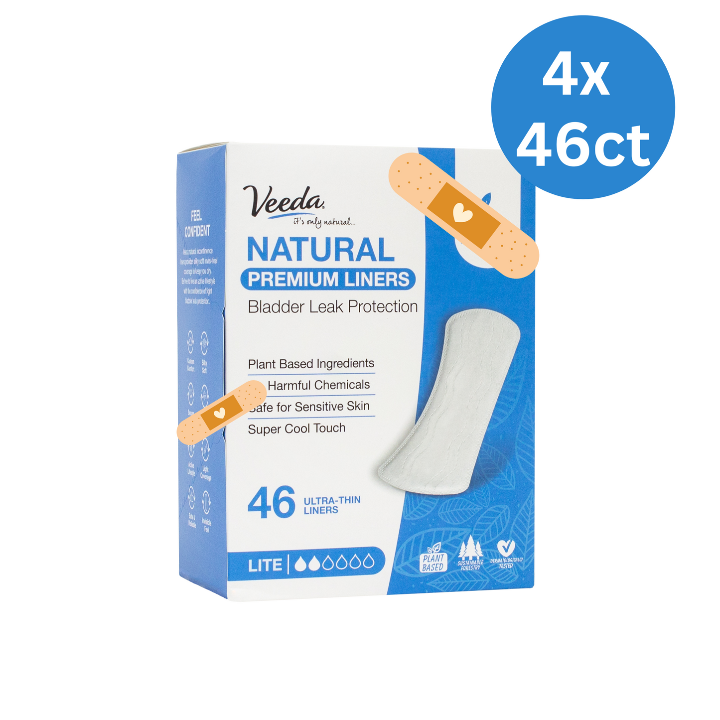 Perfectly Imperfect Veeda Natural Liners – 4 Box Bundle