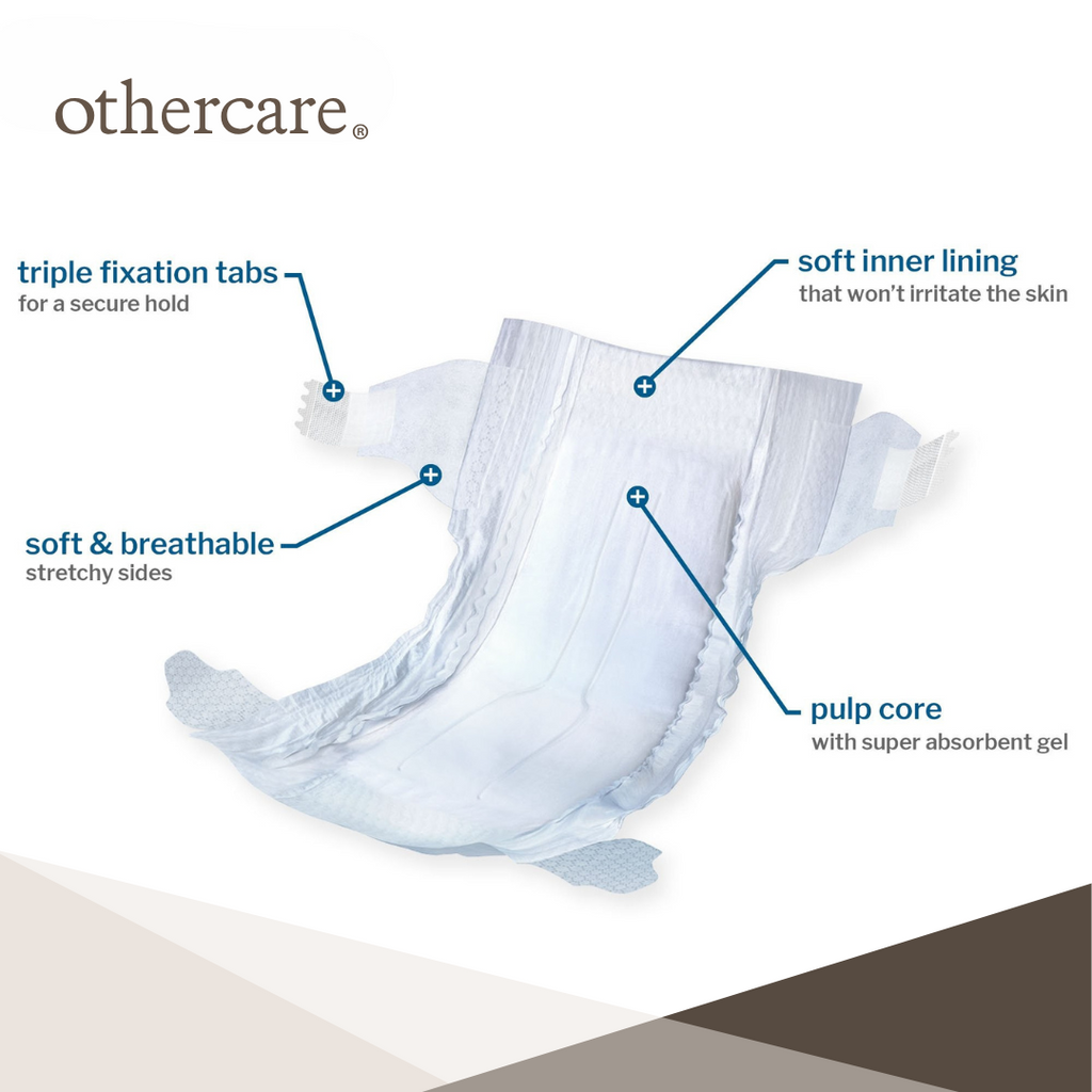 Othercare Ultra-Absorbent Baby Diapers Size 1, 8-14 lbs