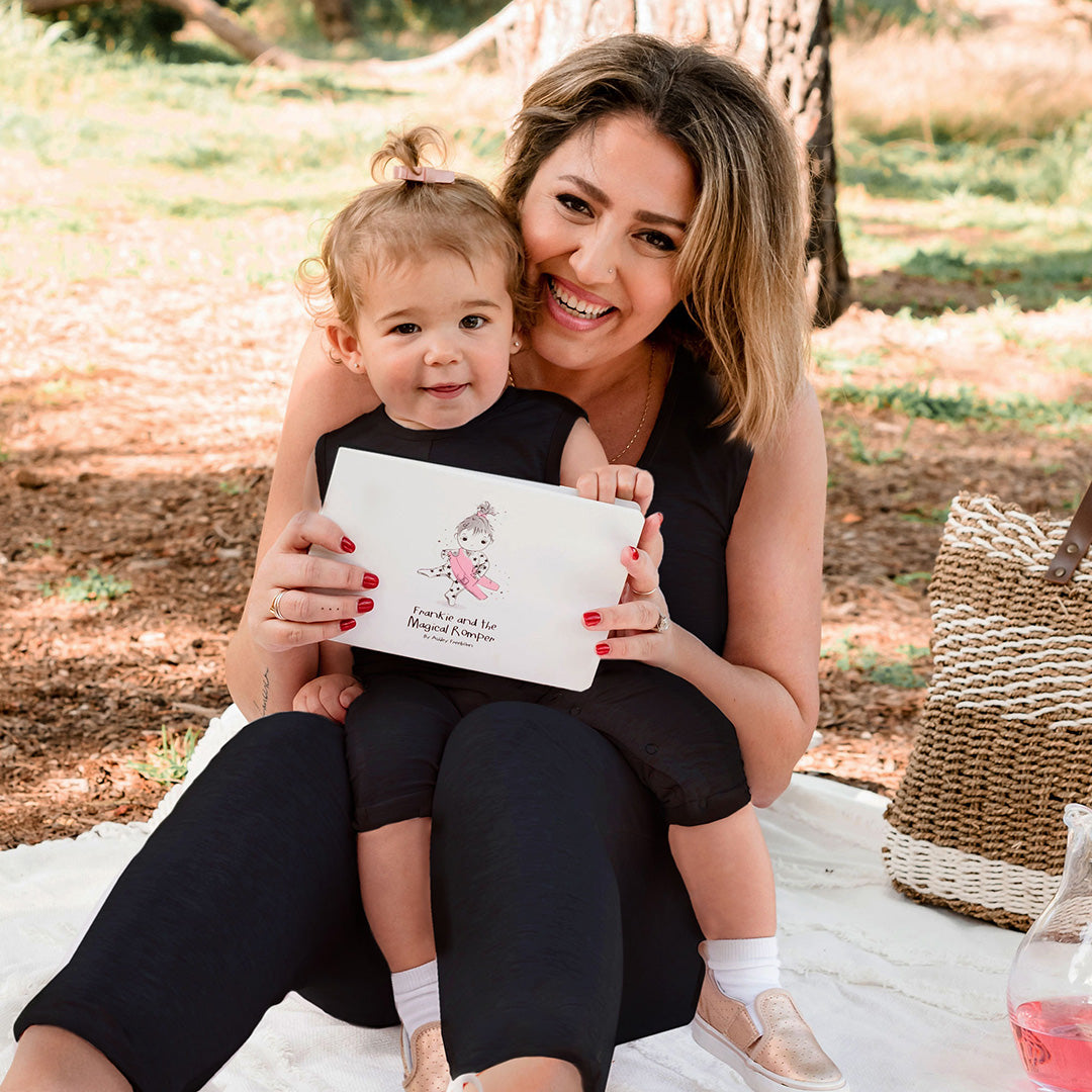 Smash + Tess Baby Romper – Charcoal Grey (3-6 Months)