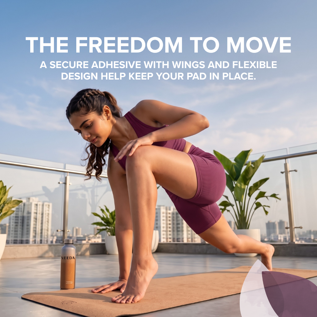 Veeda 100% Organic Cotton Cover Day Pads