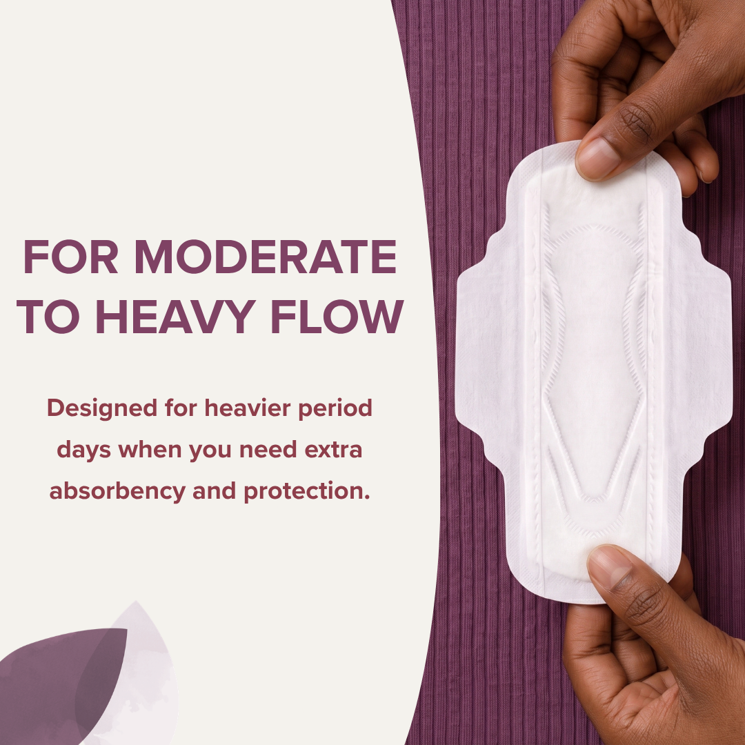 Veeda 100% Organic Cotton Cover Day Pads