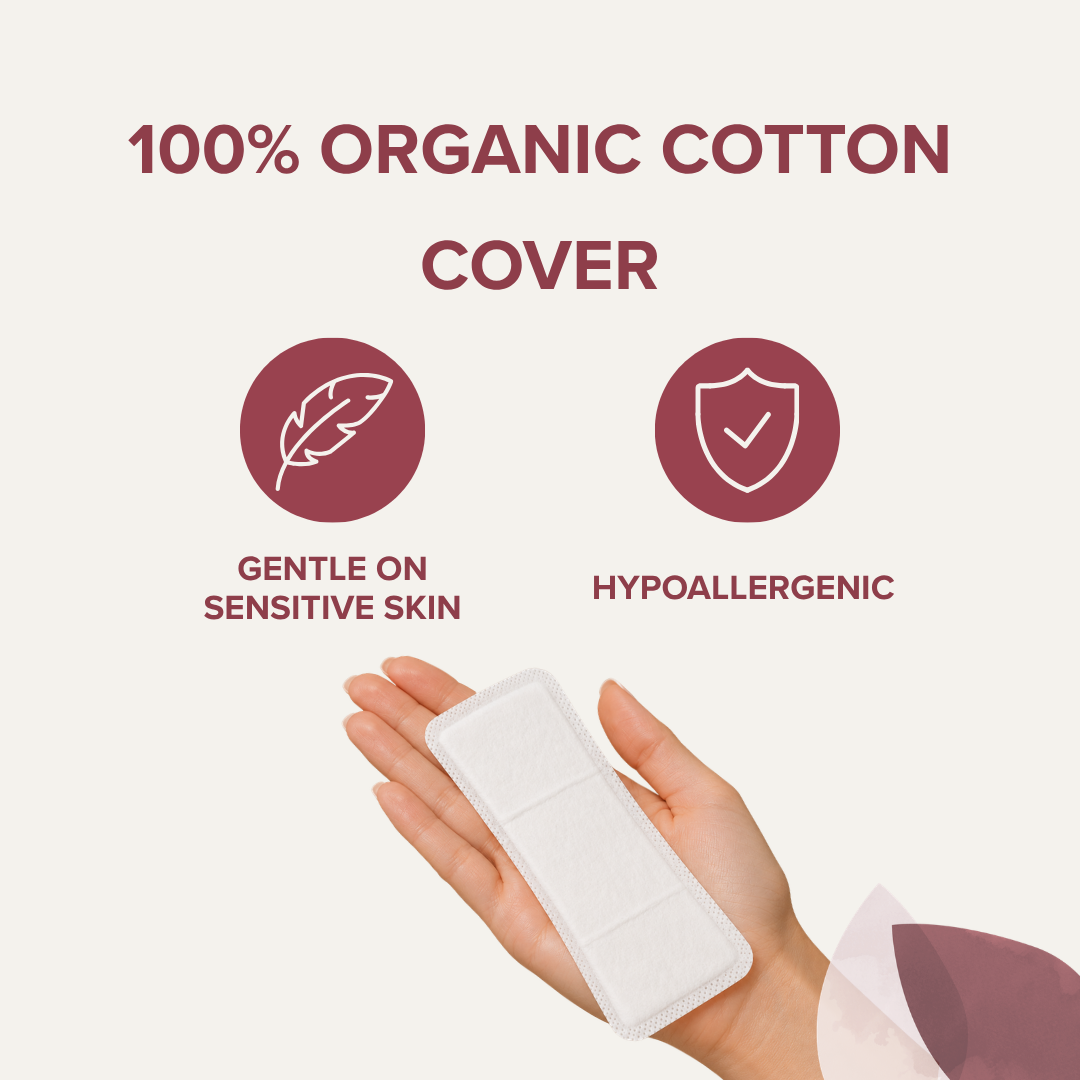 Veeda 100% Organic Cotton Cover Panty Liners