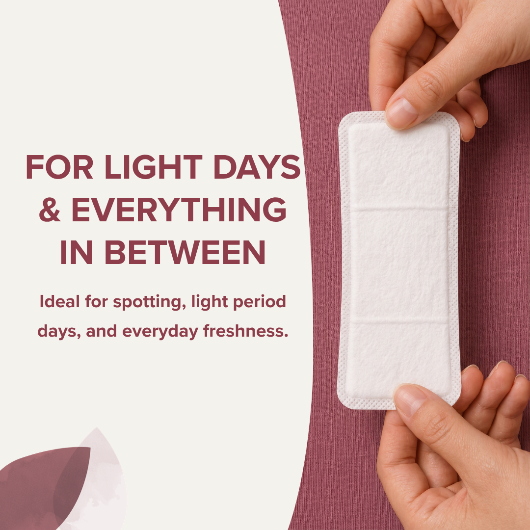 Veeda 100% Organic Cotton Cover Panty Liners