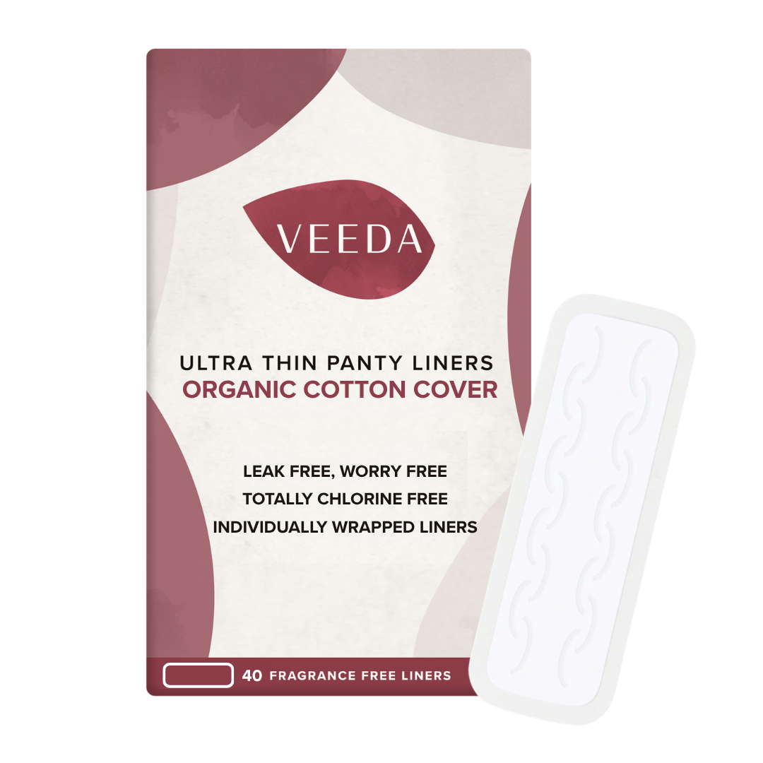 Veeda 100% Organic Cotton Cover Panty Liners