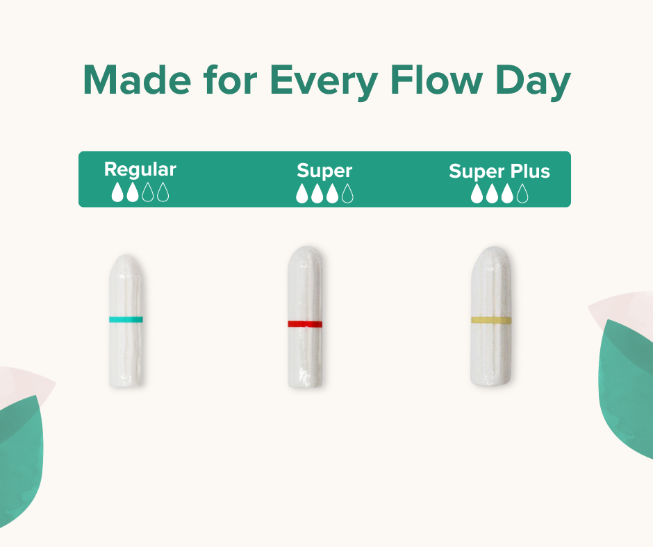 Veeda 100% Natural Cotton Non-Applicator Tampons Super