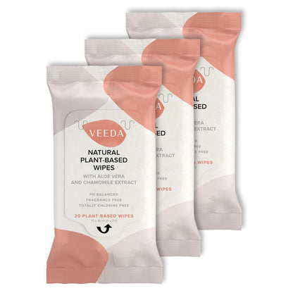 Veeda Plant-Based Natural Feminine Wipes