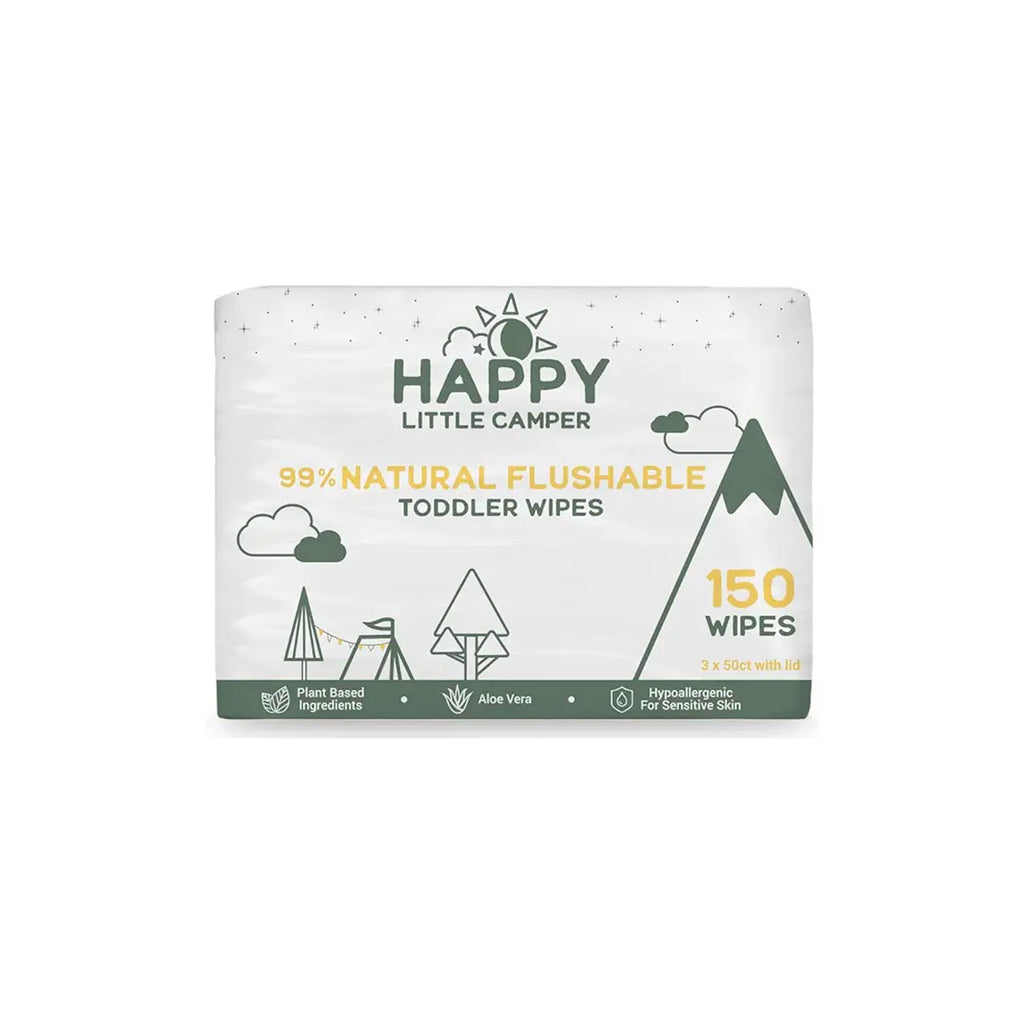 Happy Little Camper Natural Flushable Wipes
